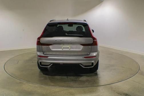 Aurora Silver 2026 Volvo XC60 Plug-In Hybrid Ultra, T8 AWD Electric/Gasoline, Dark