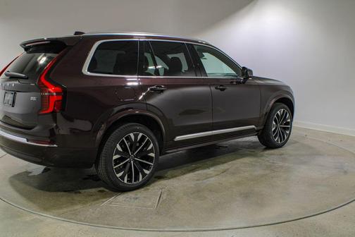 Mulberry Red Metallic 2026 Volvo XC90 Plus, B5 AWD Gas (mild hybrid), Gasoline, Bright, 6 Seats