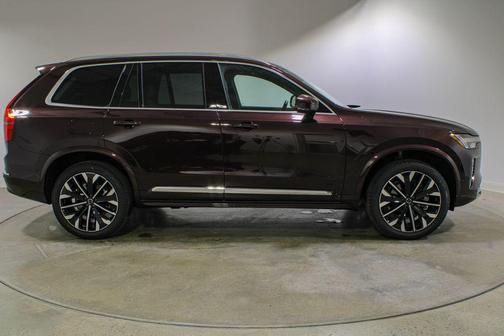 Mulberry Red Metallic 2026 Volvo XC90 Plus, B5 AWD Gas (mild hybrid), Gasoline, Bright, 6 Seats