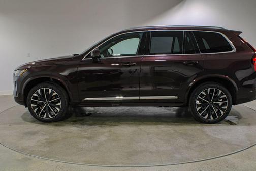 Mulberry Red Metallic 2026 Volvo XC90 Plus, B5 AWD Gas (mild hybrid), Gasoline, Bright, 6 Seats