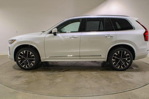 Crystal White Pearl 2026 Volvo XC90 Plus, B6 AWD Gas (mild hybrid), Gasoline, Bright, 7 Seats