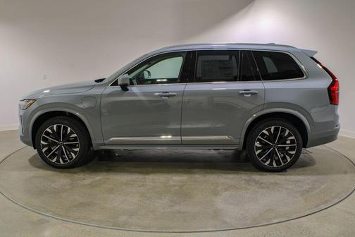 Vapour Grey Metallic 2026 Volvo XC90 Plug-In Hybrid Plus, T8 AWD, Electric/Gasoline, Bright, 6 Seats