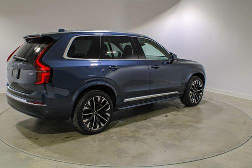 Denim Blue Metallic 2026 Volvo XC90 Plus, B5 AWD Gas (mild hybrid), Gasoline, Bright, 7 Seats