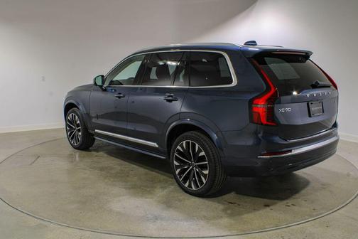 Denim Blue Metallic 2026 Volvo XC90 Plus, B5 AWD Gas (mild hybrid), Gasoline, Bright, 7 Seats