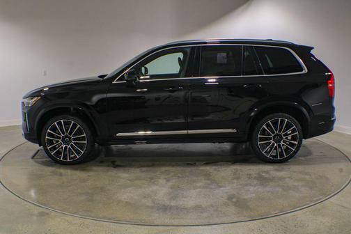 Onyx Black Metallic 2026 Volvo XC90 Plus, B6 AWD Gas (mild hybrid), Gasoline, Bright, 7 Seats