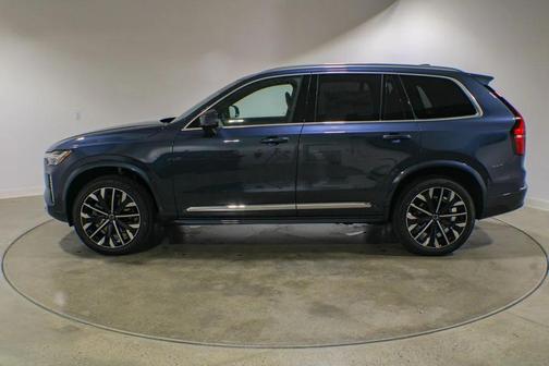 Denim Blue Metallic 2026 Volvo XC90 Plus, B6 AWD Gas (mild hybrid), Gasoline, Bright, 6 Seats