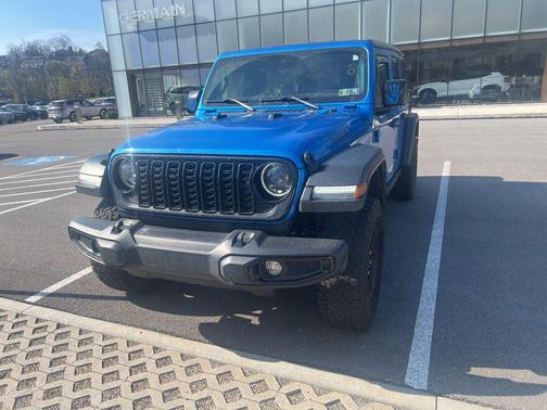 Hydro Blue Pearlcoat 2024 Jeep Wrangler Willys