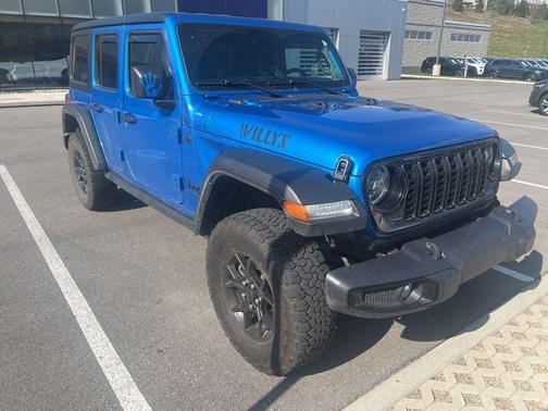 Hydro Blue Pearlcoat 2024 Jeep Wrangler Willys