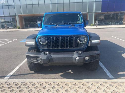 Hydro Blue Pearlcoat 2024 Jeep Wrangler Willys