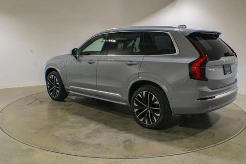 Vapour Grey Metallic 2026 Volvo XC90 Plug-In Hybrid Plus, T8 AWD, Electric/Gasoline, Bright, 7 Seats