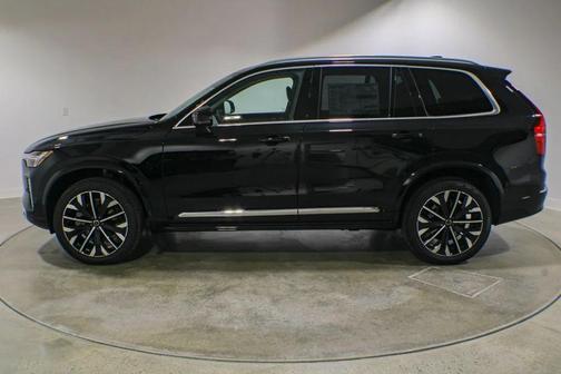 Onyx Black Metallic 2026 Volvo XC90 Plus, B6 AWD Gas (mild hybrid), Gasoline, Bright, 7 Seats