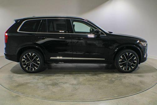 Onyx Black Metallic 2026 Volvo XC90 Plus, B6 AWD Gas (mild hybrid), Gasoline, Bright, 7 Seats