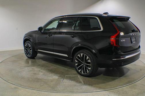 Onyx Black Metallic 2026 Volvo XC90 Plus, B6 AWD Gas (mild hybrid), Gasoline, Bright, 7 Seats