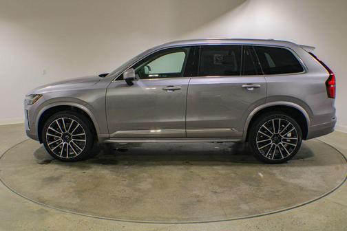 Aurora Silver 2026 Volvo XC90 Plus, B6 AWD Gas (mild hybrid), Gasoline, Bright, 7 Seats