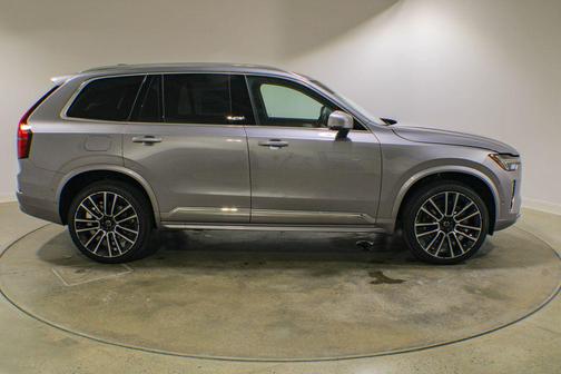 Aurora Silver 2026 Volvo XC90 Plus, B6 AWD Gas (mild hybrid), Gasoline, Bright, 7 Seats