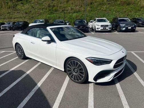 Polar White 2025 Mercedes-Benz CLE 300 4MATIC Cabriolet