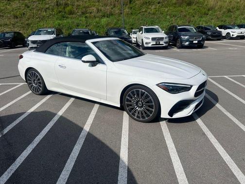 Polar White 2025 Mercedes-Benz CLE 300 4MATIC Cabriolet