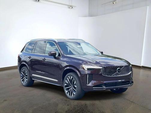 Mulberry Red Metallic 2026 Volvo XC90 Ultra Dark Theme, B6 AWD Gas (mild hybrid), Gasoline, 6 Seats