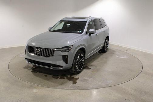 Vapour Grey Metallic 2026 Volvo XC90 Plus, B6 AWD Gas (mild hybrid), Gasoline, Bright, 7 Seats