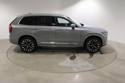 Vapour Grey Metallic 2026 Volvo XC90 Plus, B6 AWD Gas (mild hybrid), Gasoline, Bright, 7 Seats