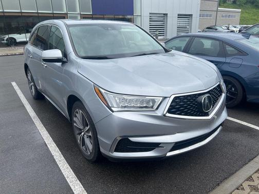 Lunar Silver Metallic 2019 Acura MDX 3.5L w/Technology Package