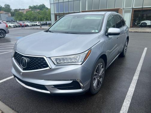 Lunar Silver Metallic 2019 Acura MDX 3.5L w/Technology Package