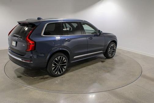 Denim Blue Metallic 2026 Volvo XC90 Plus, B6 AWD Gas (mild hybrid), Gasoline, Bright, 7 Seats