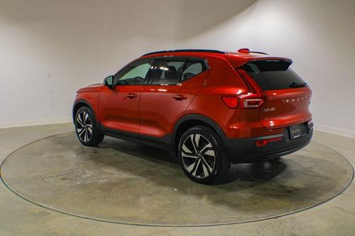 Fusion Red Metallic 2024 Volvo XC40 B5 Plus Dark Theme