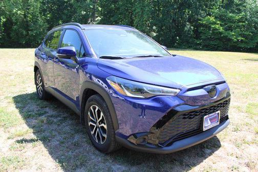 Blue Crush Metallic 2024 Toyota Corolla Hybrid SE