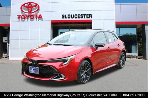 Finish Line Red/Midnight Black Metallic 2026 Toyota Corolla XSE