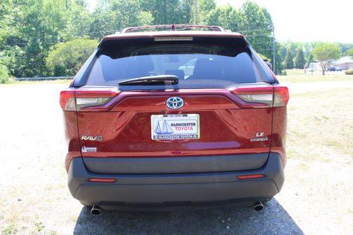 Ruby Flare Pearl 2021 Toyota RAV4 Hybrid LE