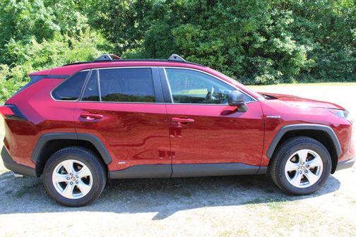 Ruby Flare Pearl 2021 Toyota RAV4 Hybrid LE