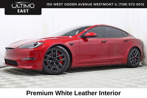 Red Multi-Coat 2023 Tesla Model S Plaid