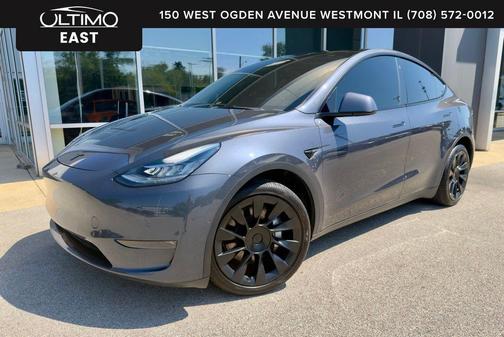 Gray 2022 Tesla Model Y Long Range Dual Motor All-Wheel Drive