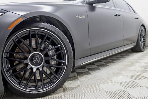 Gray 2024 Mercedes-Benz AMG S 63 E 4MATIC