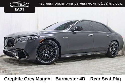 Gray 2024 Mercedes-Benz AMG S 63 E 4MATIC