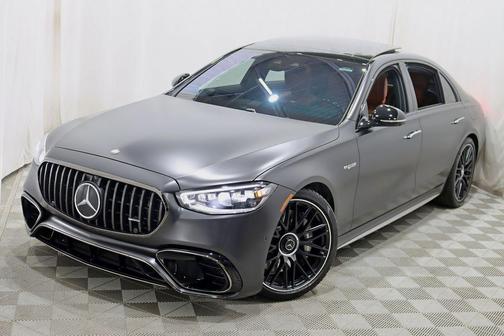 Gray 2024 Mercedes-Benz AMG S 63 E 4MATIC