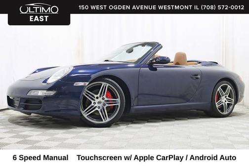 Blue 2007 Porsche 911 911 Carrera Cabriolet