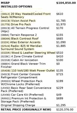 2019 Land Rover Range Rover 5.0L V8 Supercharged