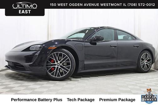 Black 2024 Porsche Taycan 4S