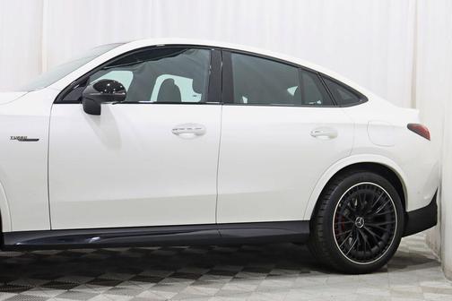 White 2025 Mercedes-Benz AMG GLC 63 S E Performance 4MATIC Coupe