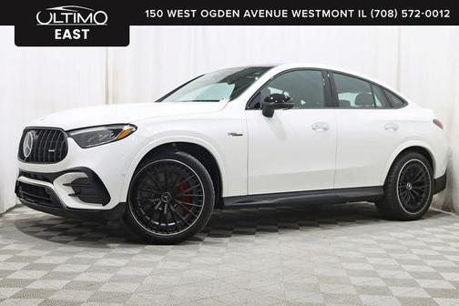 White 2025 Mercedes-Benz AMG GLC 63 S E Performance 4MATIC Coupe