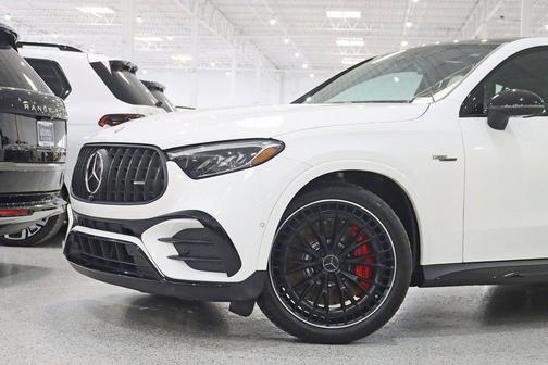 Polar White 2025 Mercedes-Benz AMG GLC 63 S E Performance 4MATIC Coupe