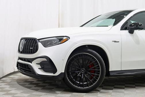 White 2025 Mercedes-Benz AMG GLC 63 S E Performance 4MATIC Coupe