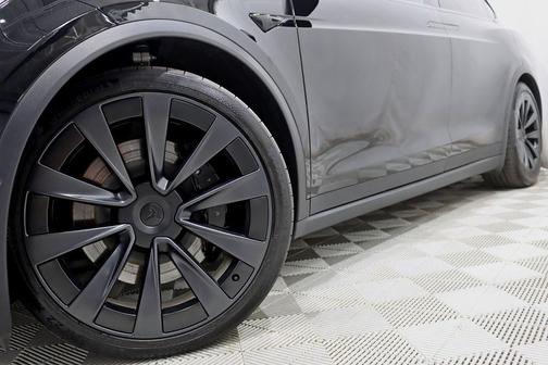 Solid Black 2022 Tesla Model X Plaid Tri Motor All-Wheel Drive