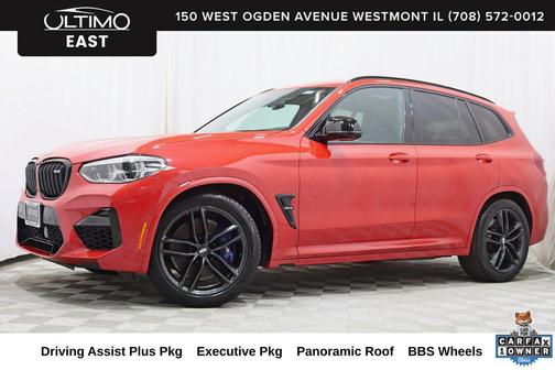 Toronto Red Metallic 2020 BMW X3 M Competition