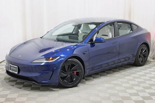 Deep Blue Metallic 2024 Tesla Model 3 Performance