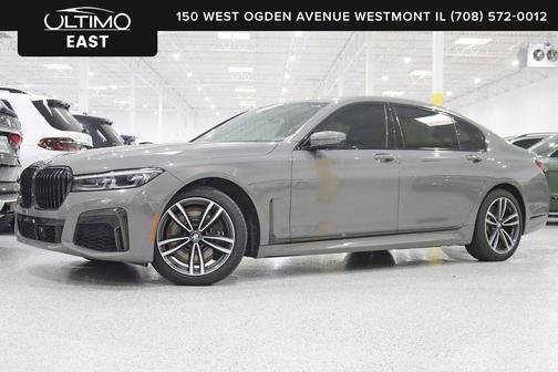 Bernina Grey Amber Effect Metallic 2022 BMW 750 i xDrive