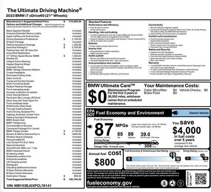 2023 BMW i7 xDrive60