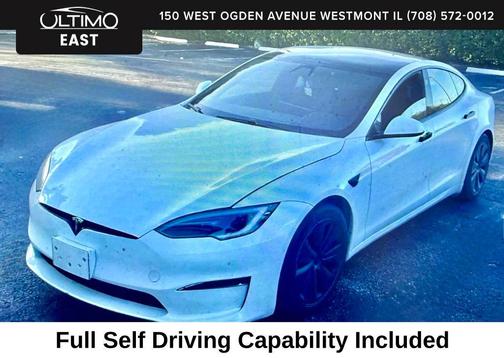 Pearl White Multi-Coat 2023 Tesla Model S Base